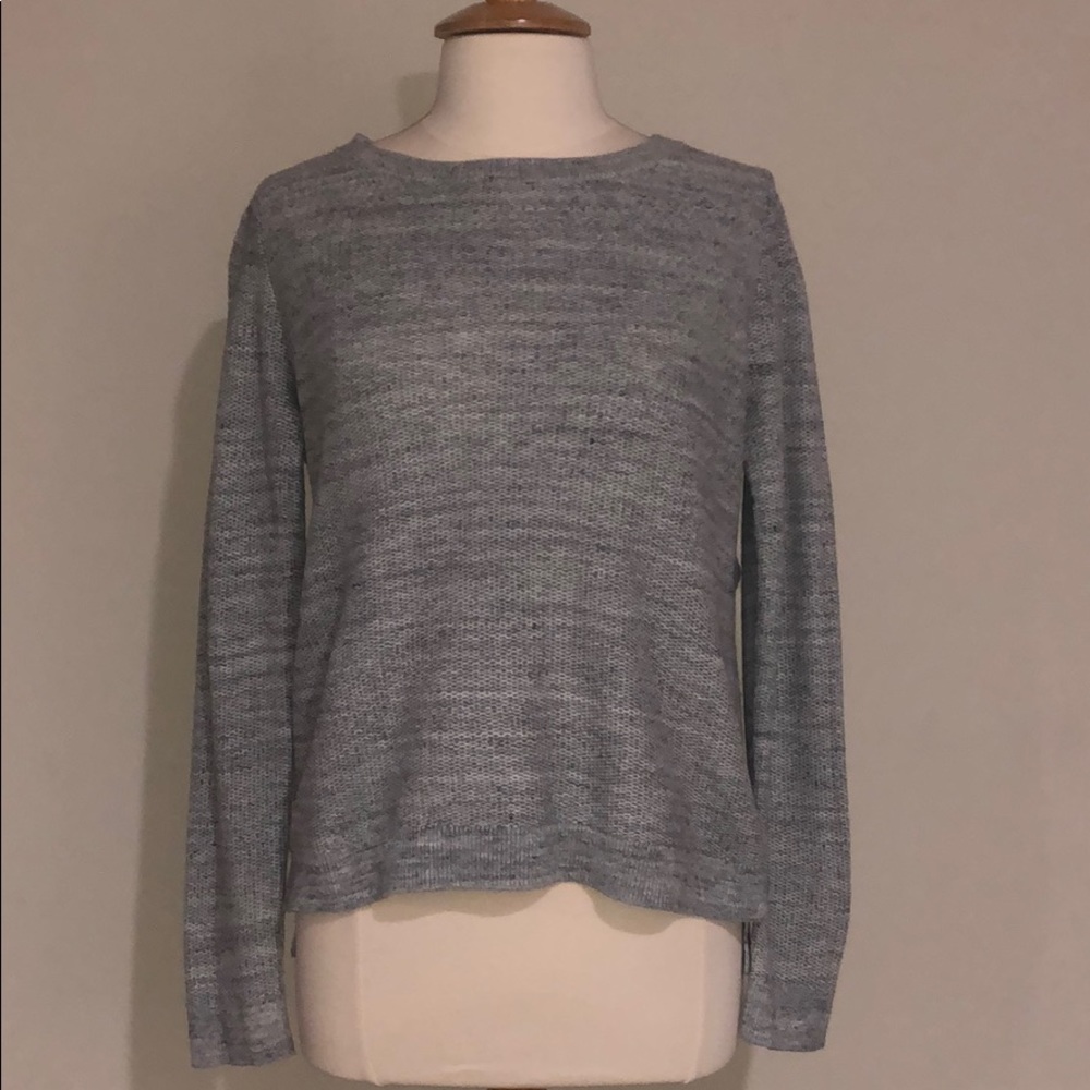 Ann Taylor LOFT Thermal Knit Shirttail Sweater